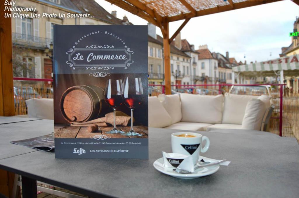 Hotel Du Commerce Semur-en-Auxois Exteriér fotografie